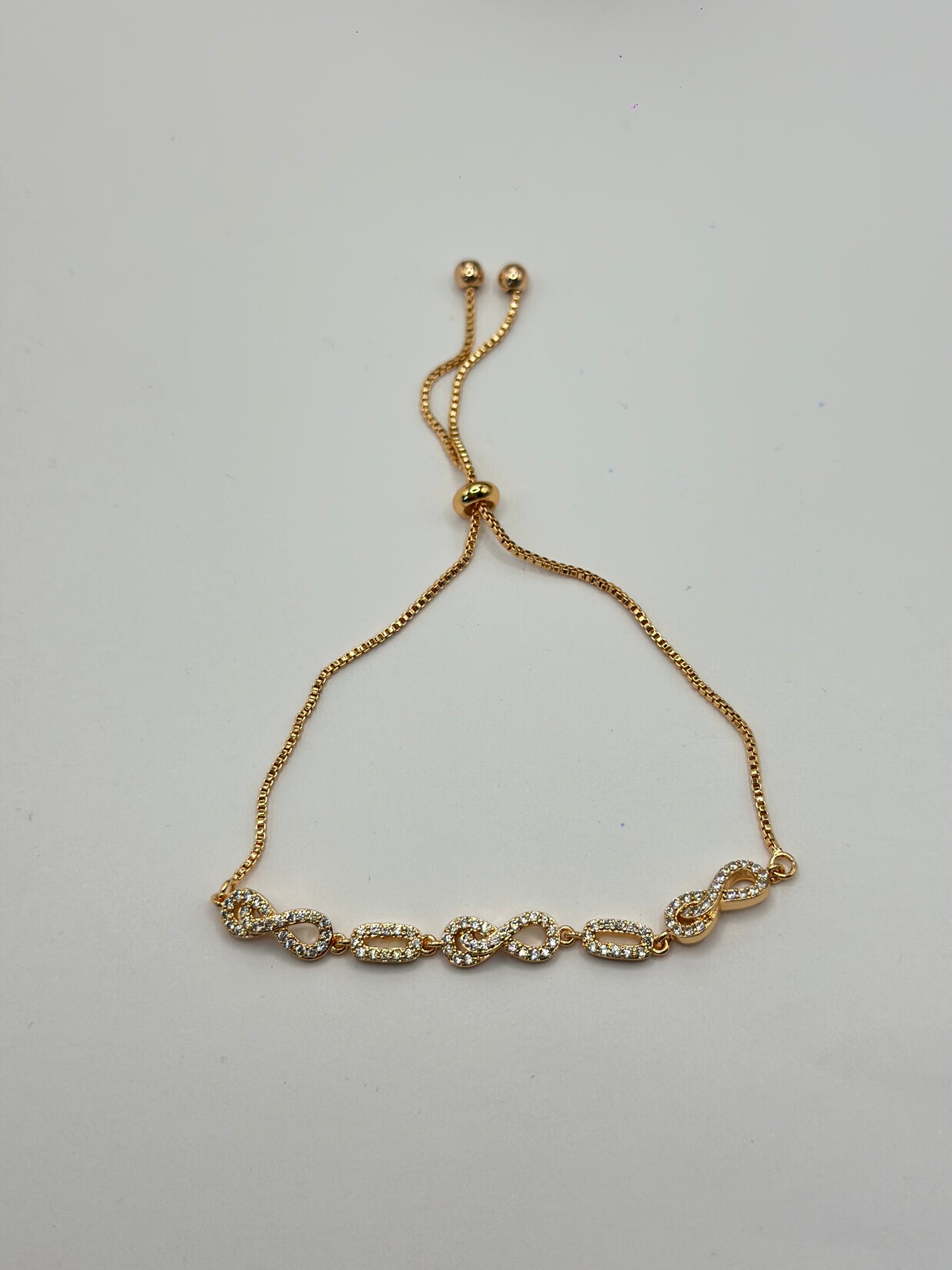 Pulsera Ajustable de infinitos brillosos