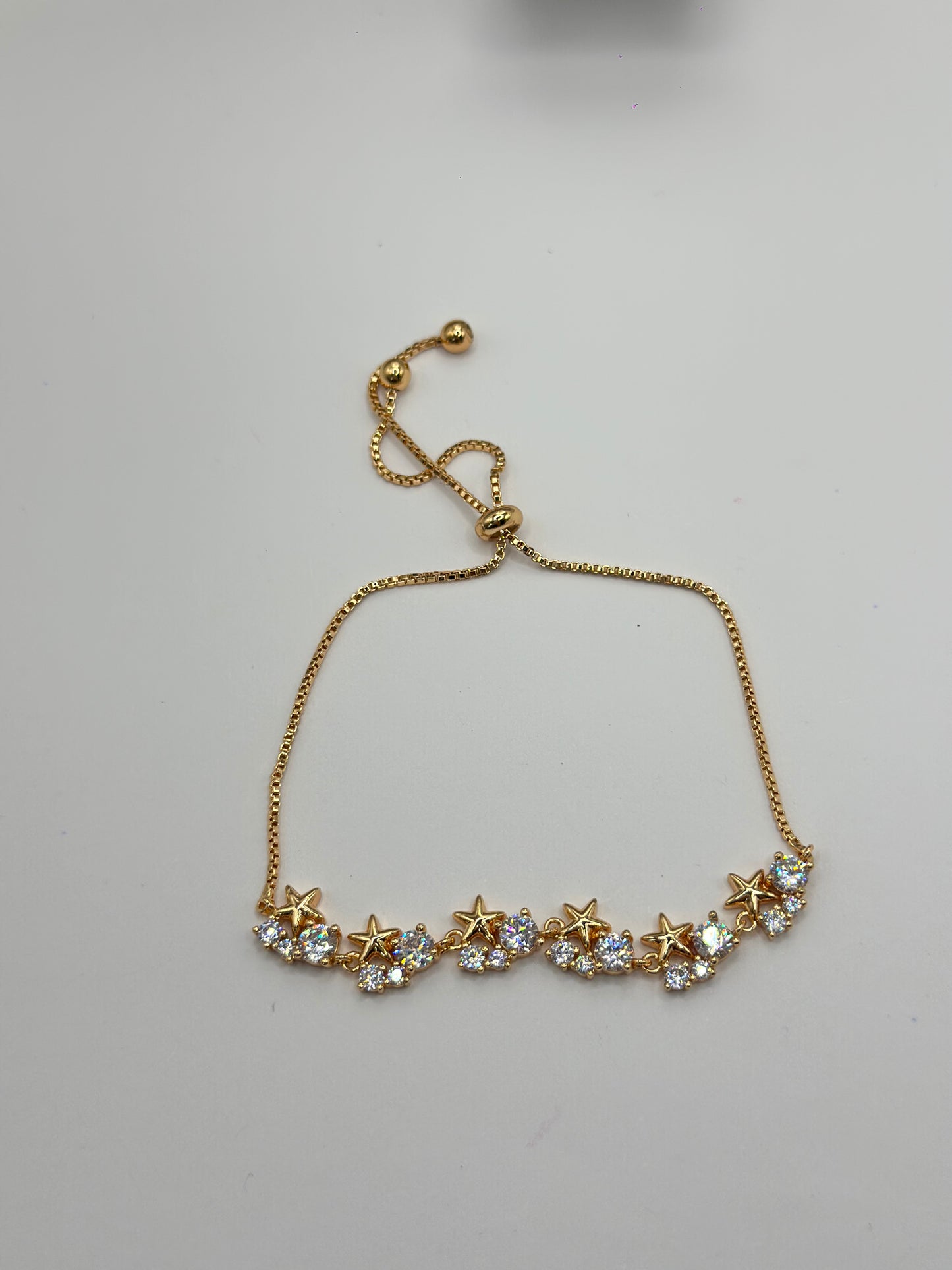 Pulsera Ajustable constelación dorada