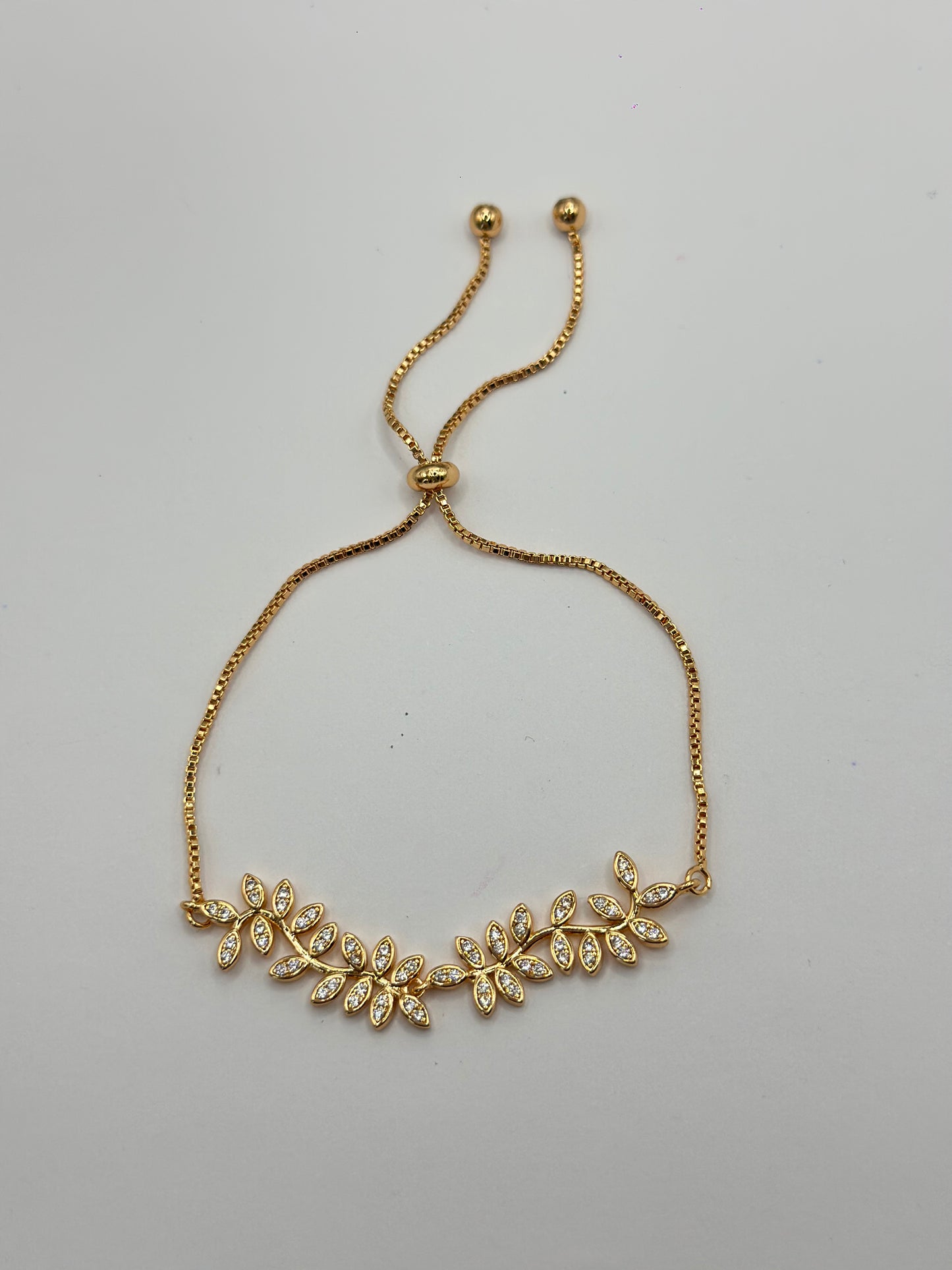 Pulsera Ajustable Rama dorada