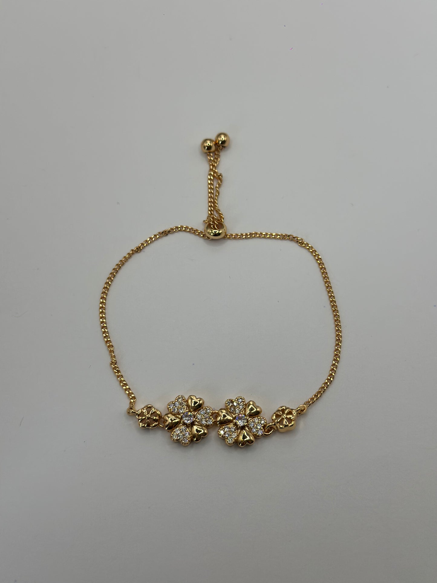 PULSERA AJUSTABLE TREBOLES