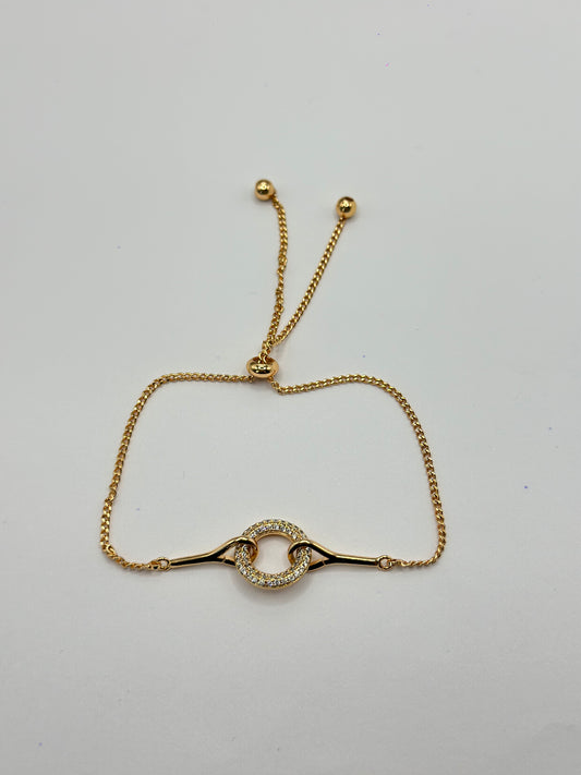 PULSERA AJUSTABLE ARO PAVE