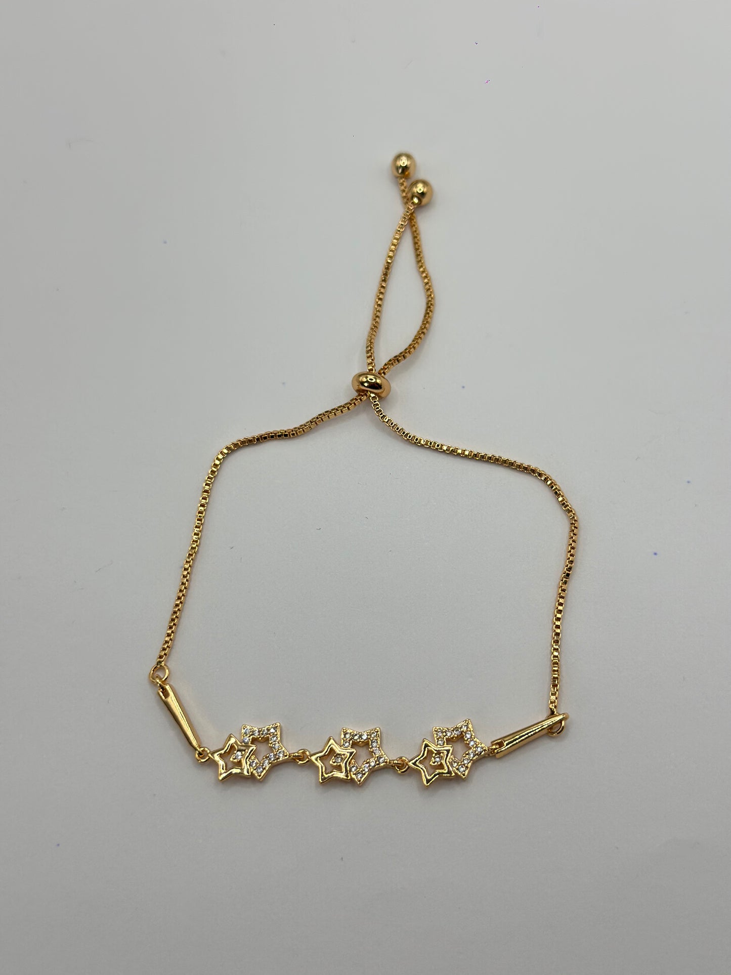 PULSERA AJUSTABLE TRIPLE ESTRELLA
