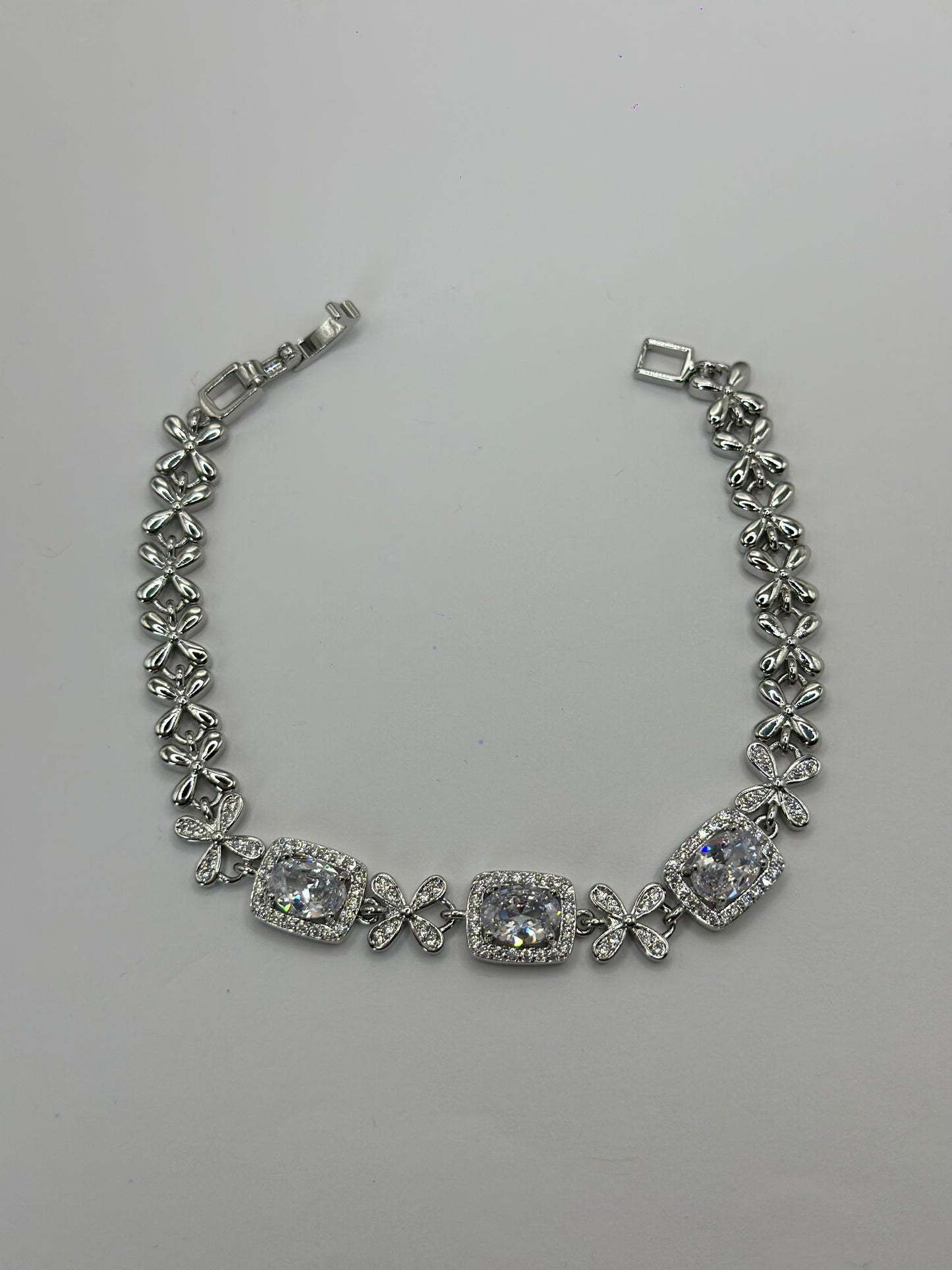 105cpr1PULSERA ESLABONADA FLORAL