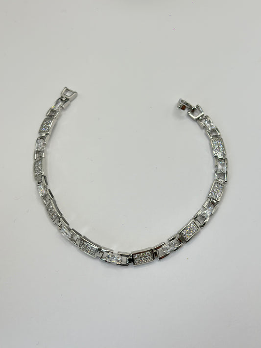 Pulsera tennis rectangulo