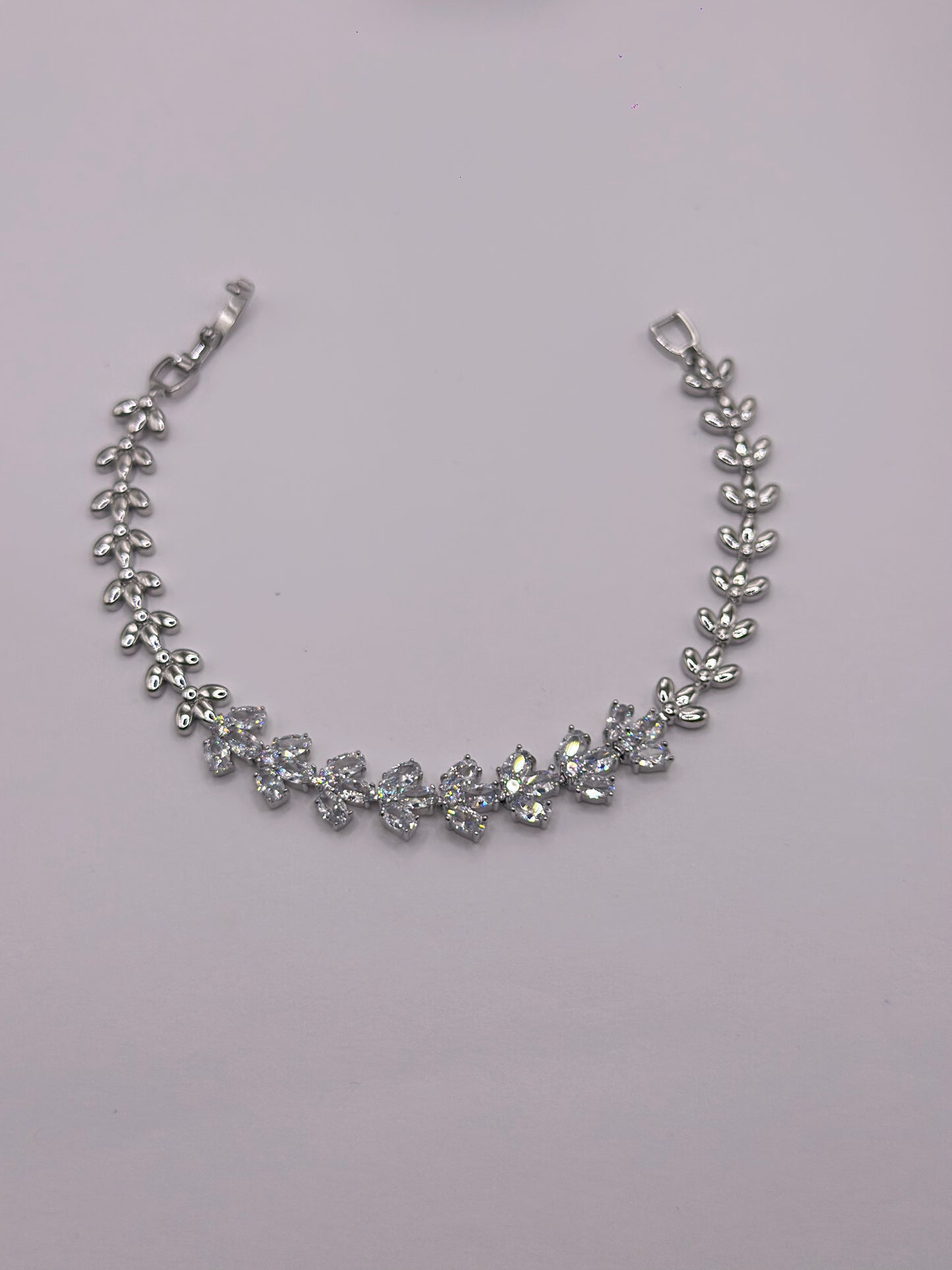 PULSERA HOJAS BRILLOSAS