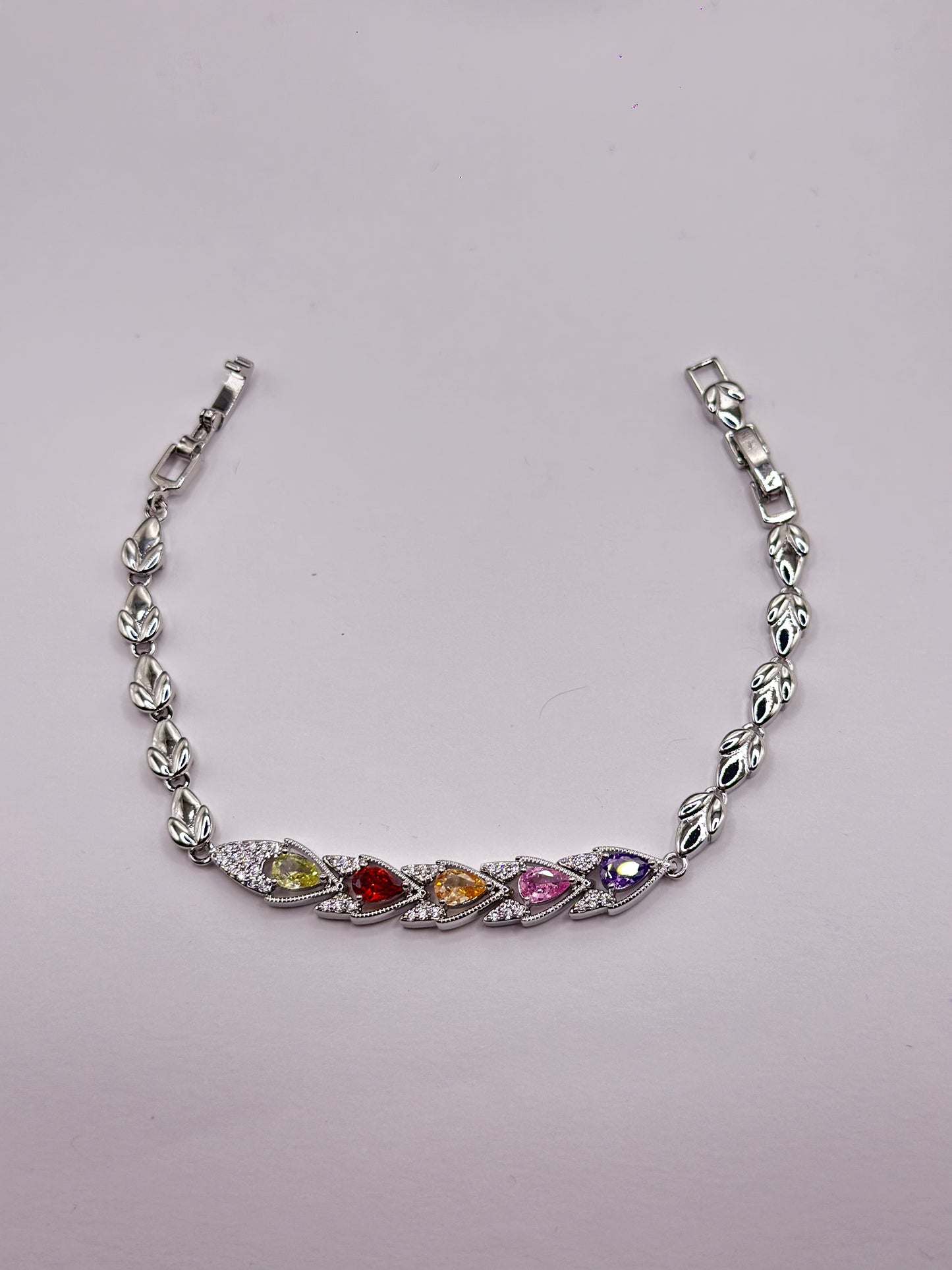 pulsera ramo multicolor pavé