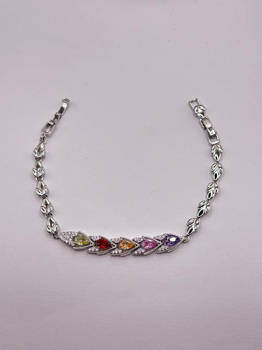 pulsera ramo multicolor pavé