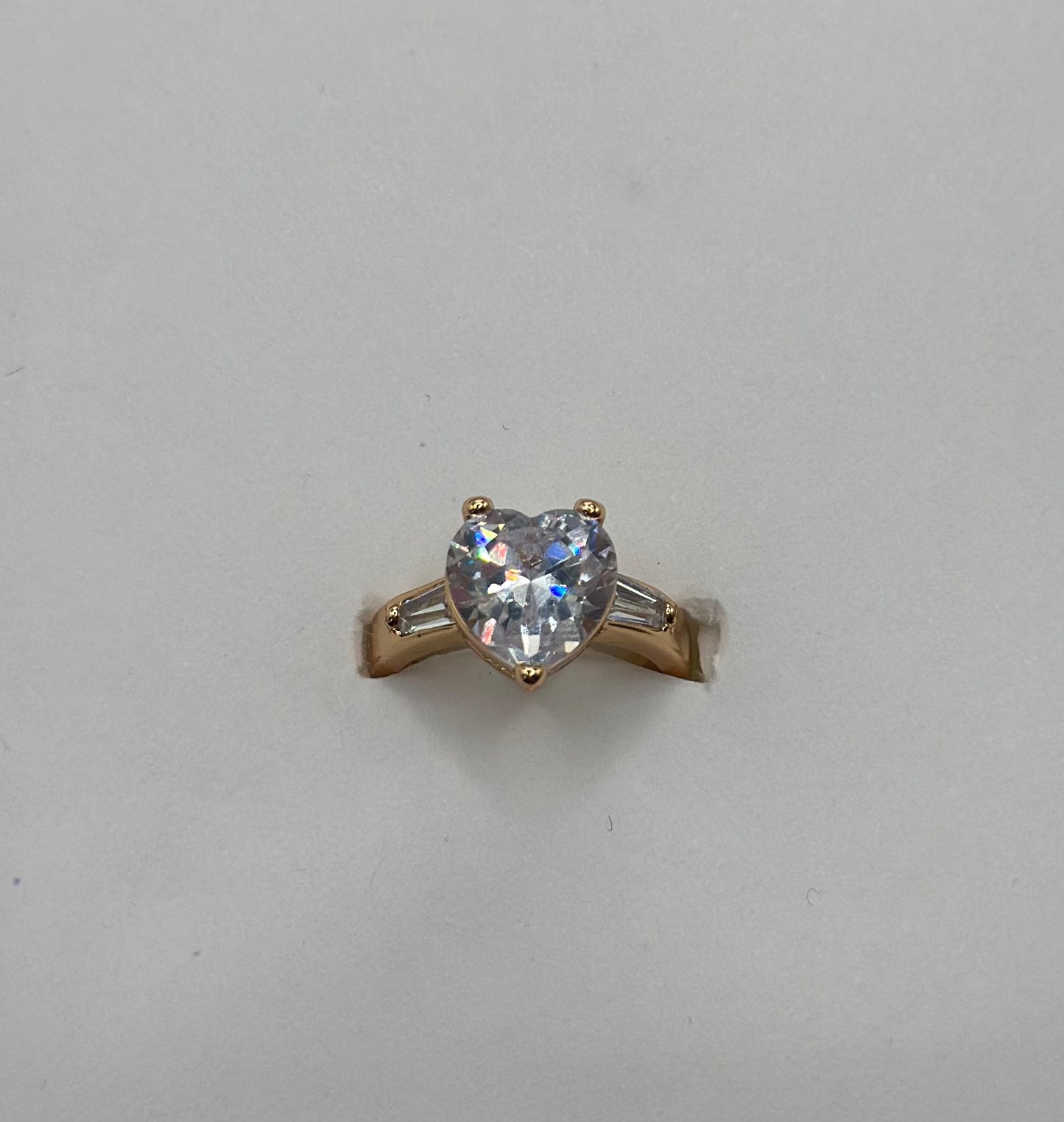 ANILLO CORAZON GRANDE BRILLANTE