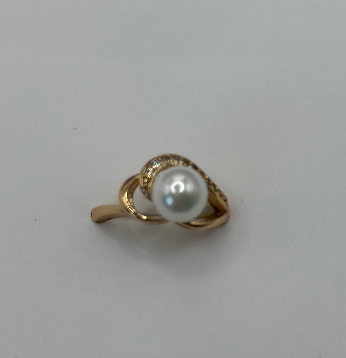 ANILLO PERLA ASIMETRICO