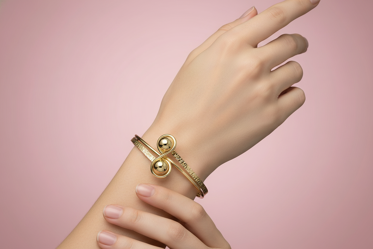 Dos Esferas Cuff Ajustable