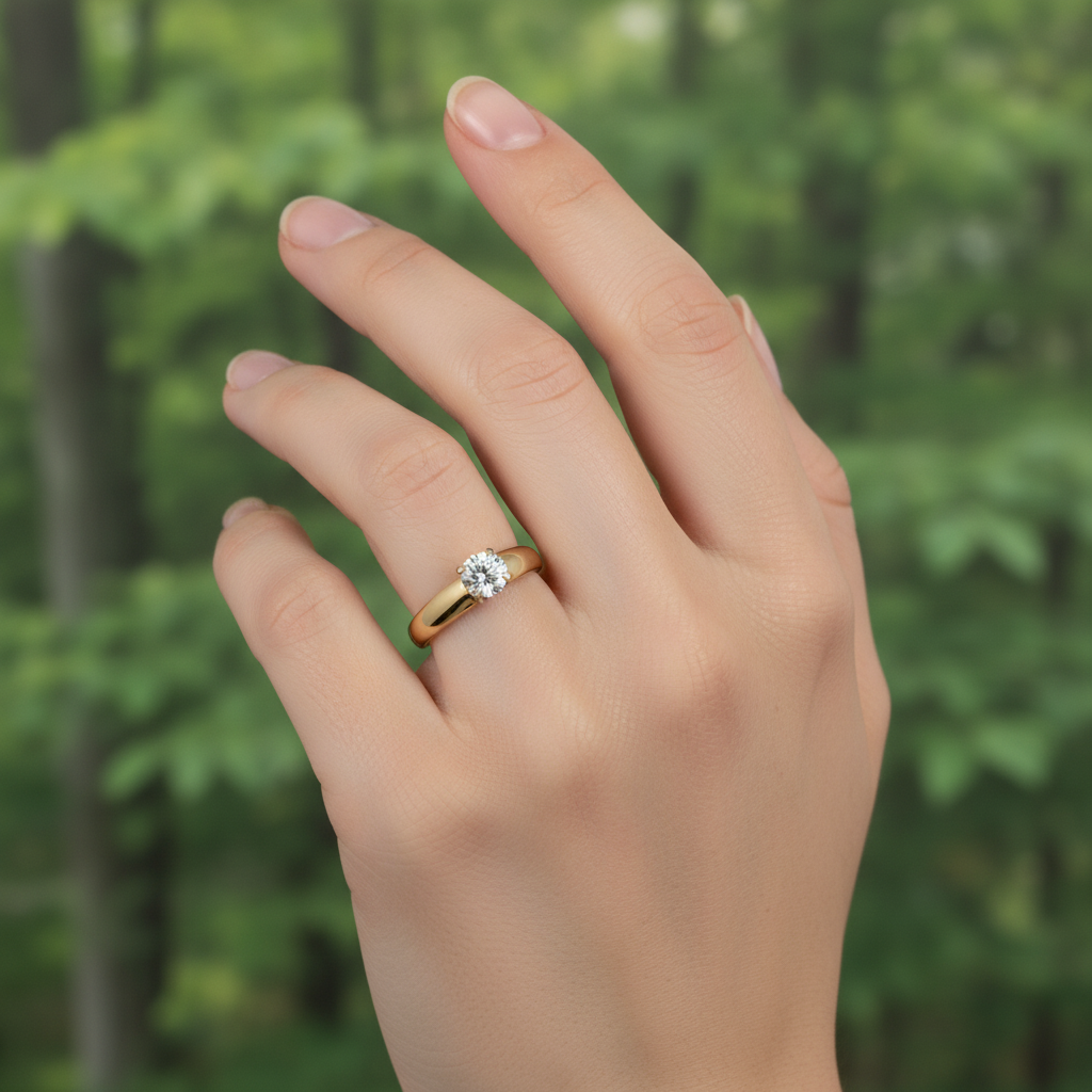 anillo solitario catedral