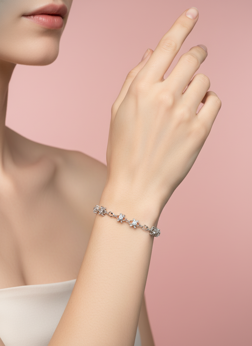 pulsera de mariposa con zirconias