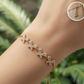 Pulsera Ajustable Brillantes mariposas