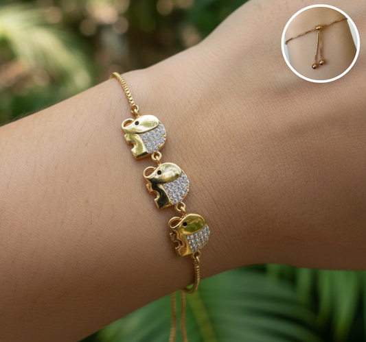 PULSERA AJUSTABLE TRIO DE SUERTE
