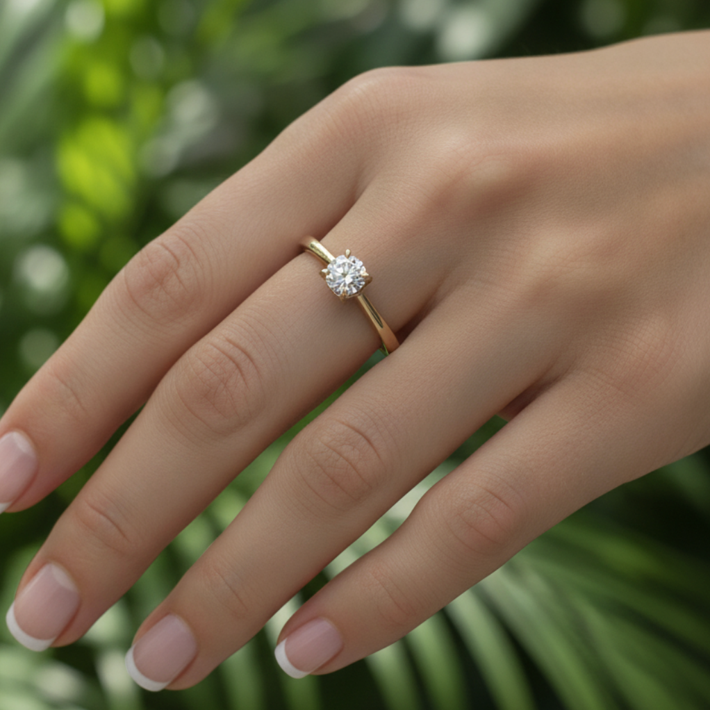 ANILLO SOLITARIO CLASICO