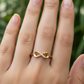 ANILLO INFINITO MITAD PAVE