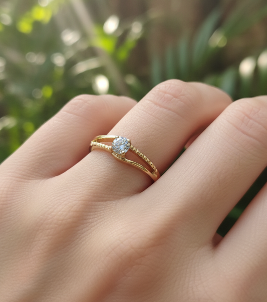 ANILLO SOLITARIO CAMINOS UNIDOS