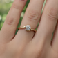 anillo ola solitario
