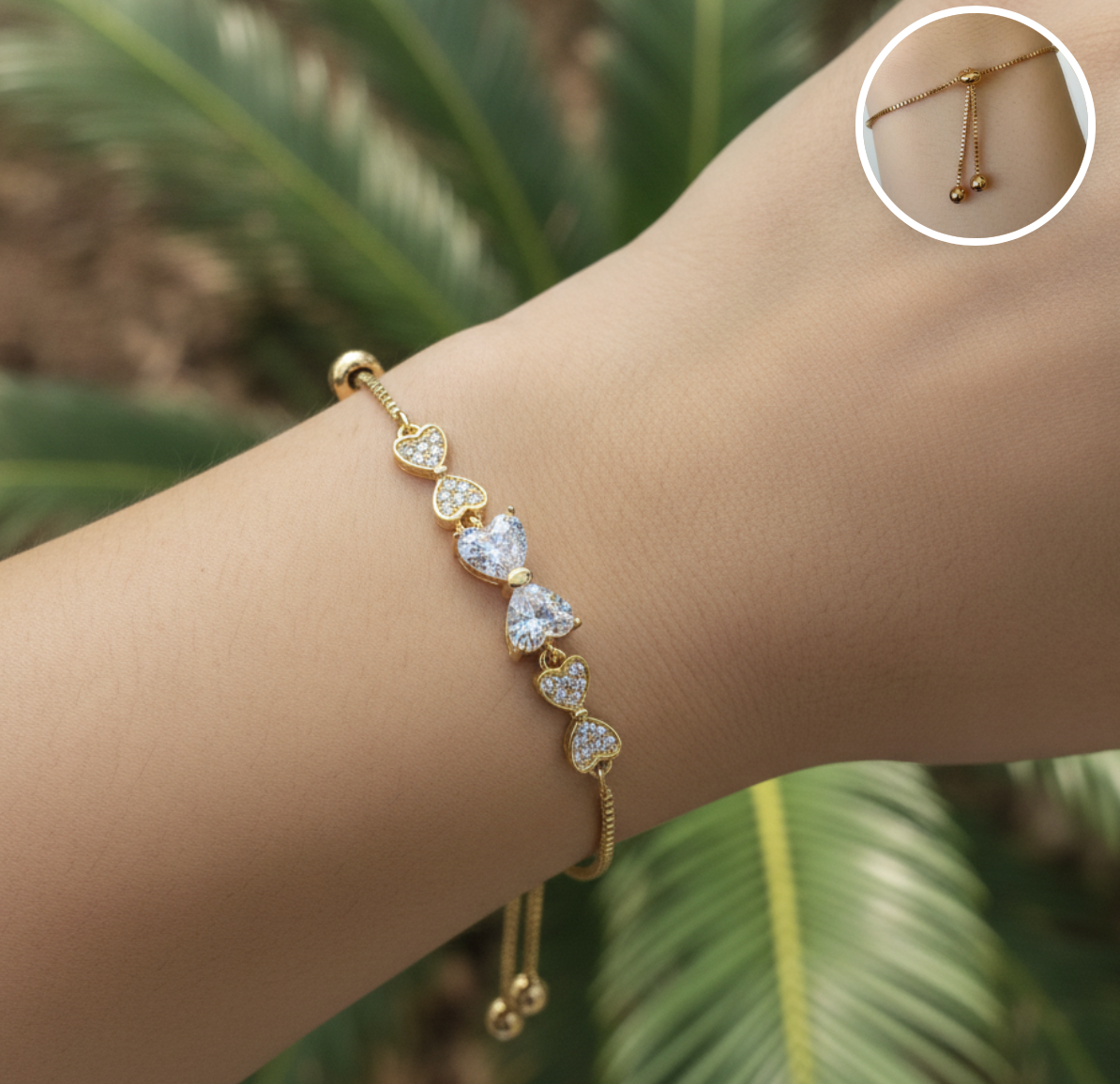 PULSERA AJUSTABLE MOÑOS COQUETTE