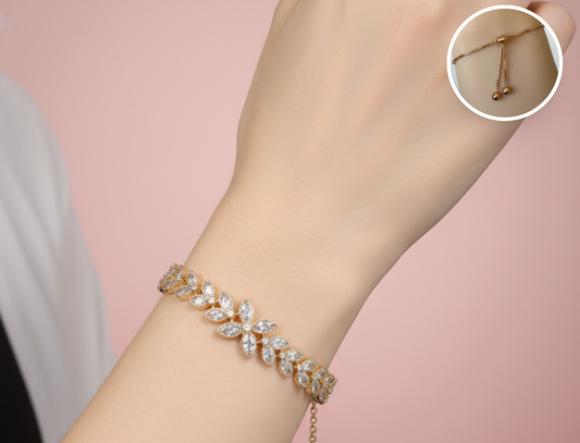 Pulsera Floral de Hojas