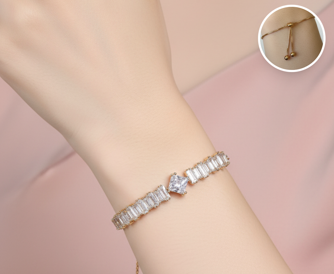 Pulsera Bolo de Baguettes con Princess Central
