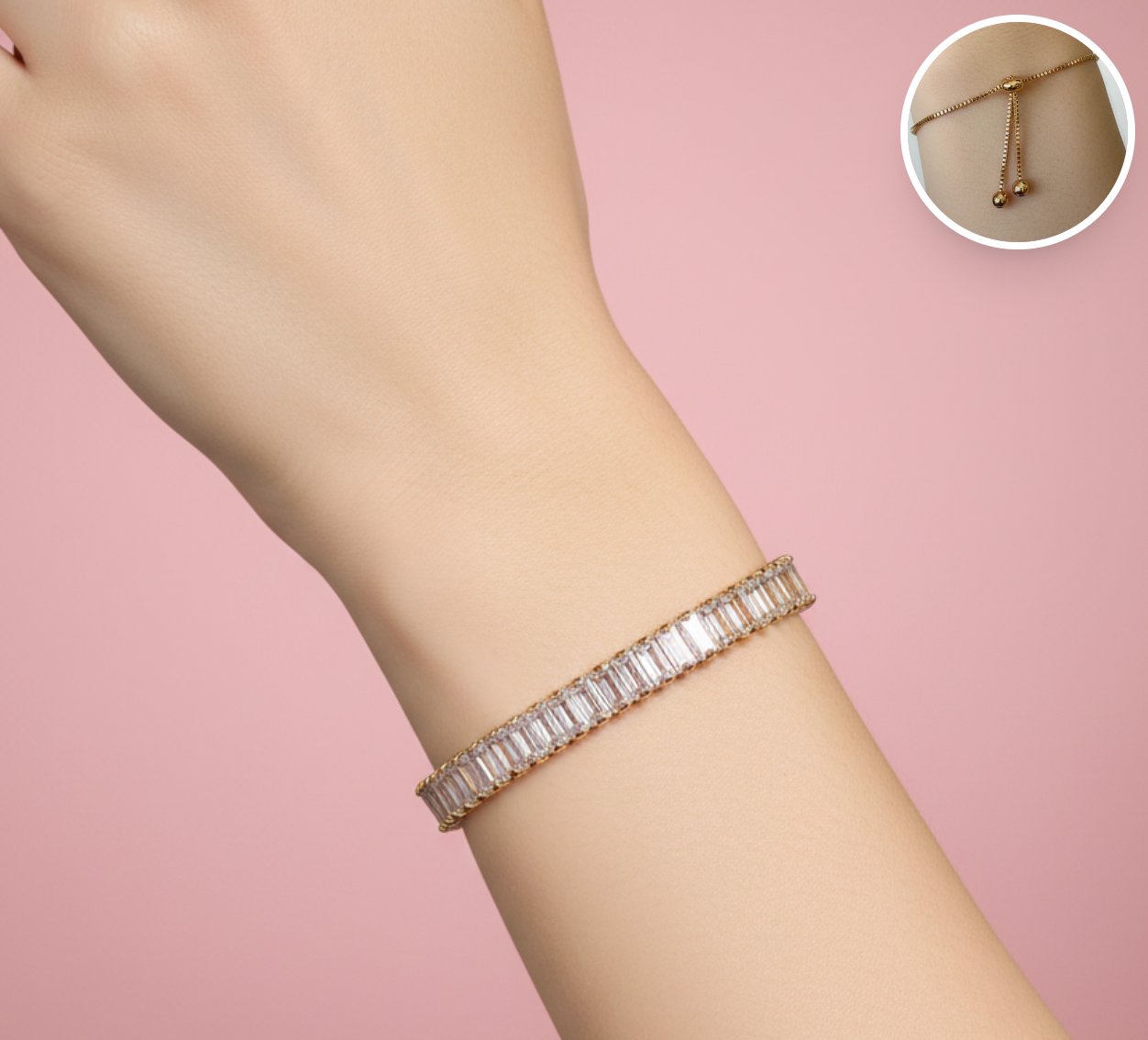pulsera baguette