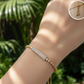 pulsera tennis con barra central