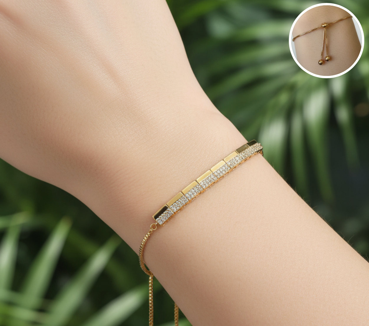 Pulsera en barra Ajustable