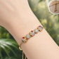 Pulsera flores chiquitas de colores