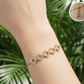 Pulsera Ajustable Flores brillantes