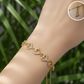 Pulsera Ajustable de dobles corazones