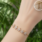 Pulsera Ajustable multiples flores