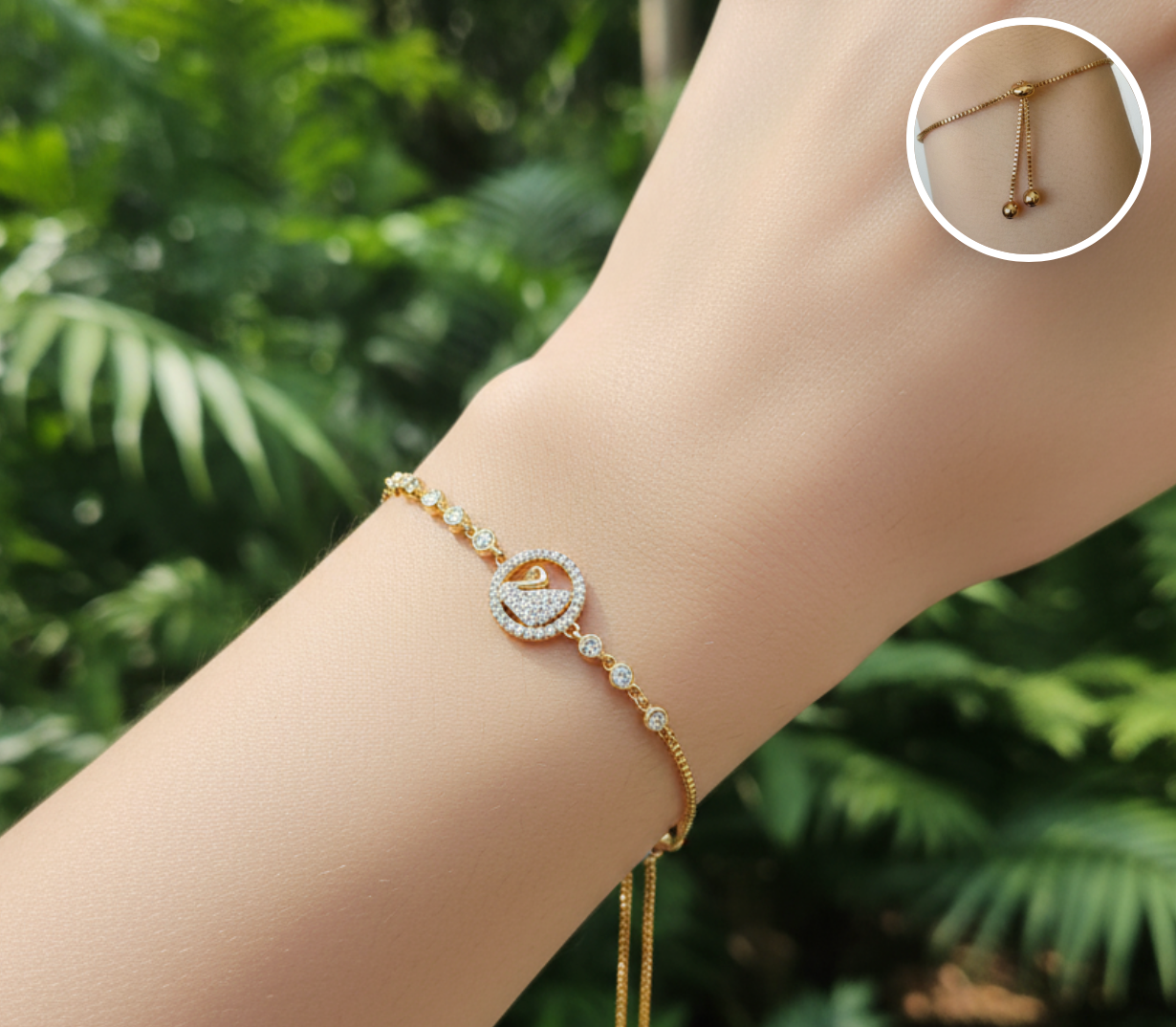 Pulsera Ajustable aurora de cisne
