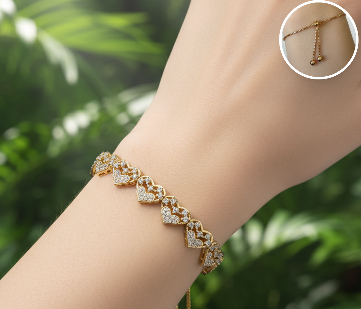 Pulsera Ajustable cinco latidos