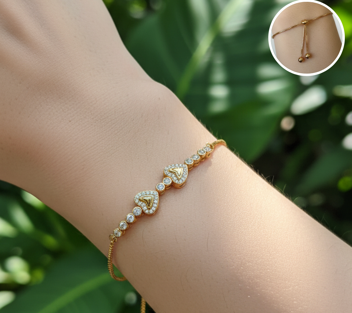 Pulsera Ajustable doble Amor
