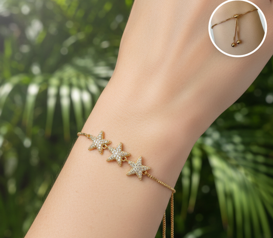 Pulsera Ajustable Estrellas de mar