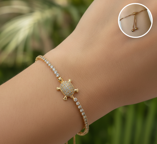 PULSERA AJUSTABLE TORTUGA DE LA SUERTE