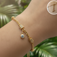 PULSERA AJUSTABLE CILINDRO PAVE