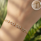 PULSERA AJUSTABLE INFINITO DE 4 PAVE