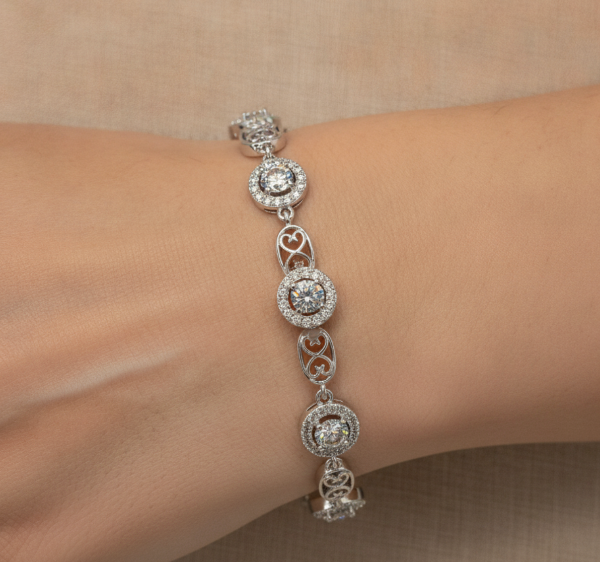 Pulsera  reina filigrana
