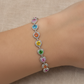 Pulsera Corazon arcoiris