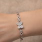 Pulsera mariposa gota pavé