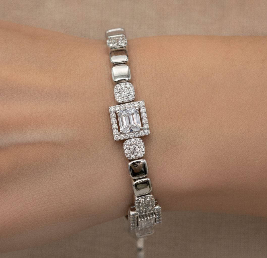 pulsera cubos brillantes