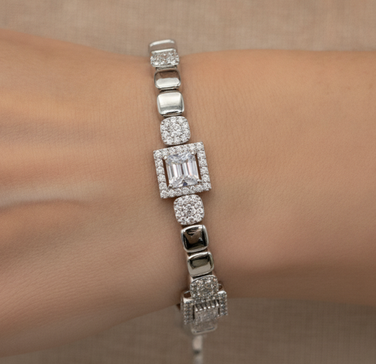 pulsera cubos brillantes
