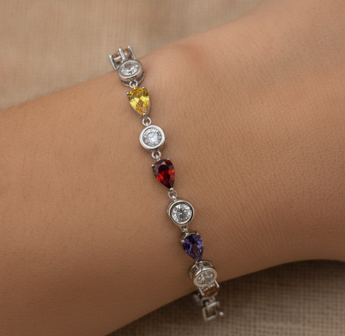 PULSERA MULTICOLOR PERA