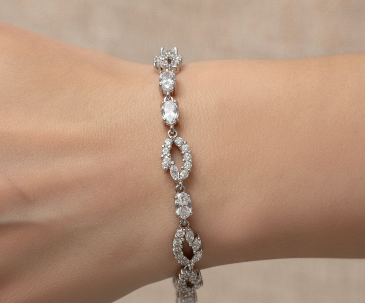 PULSERA LAUREL BRILLANTE