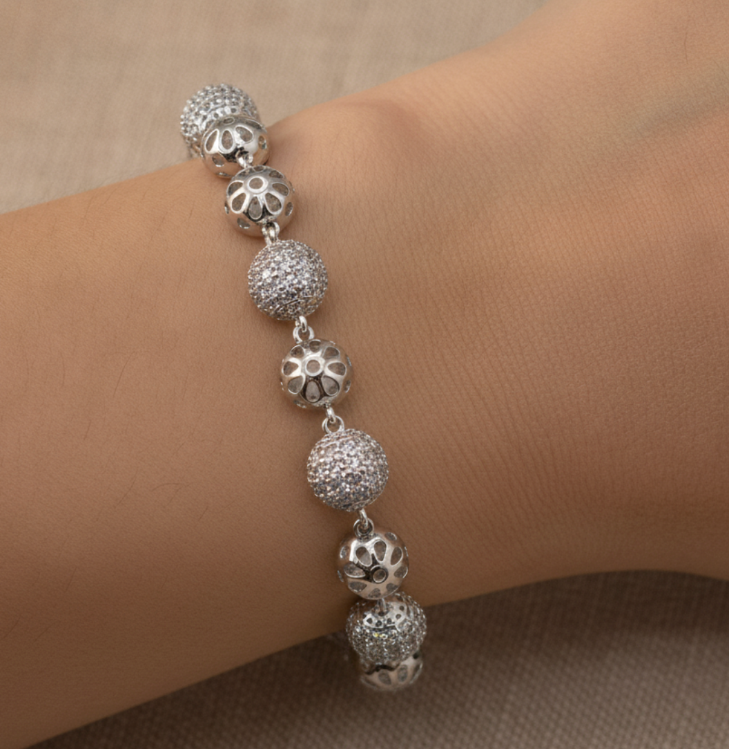 PULSERA BOLAS DISCO