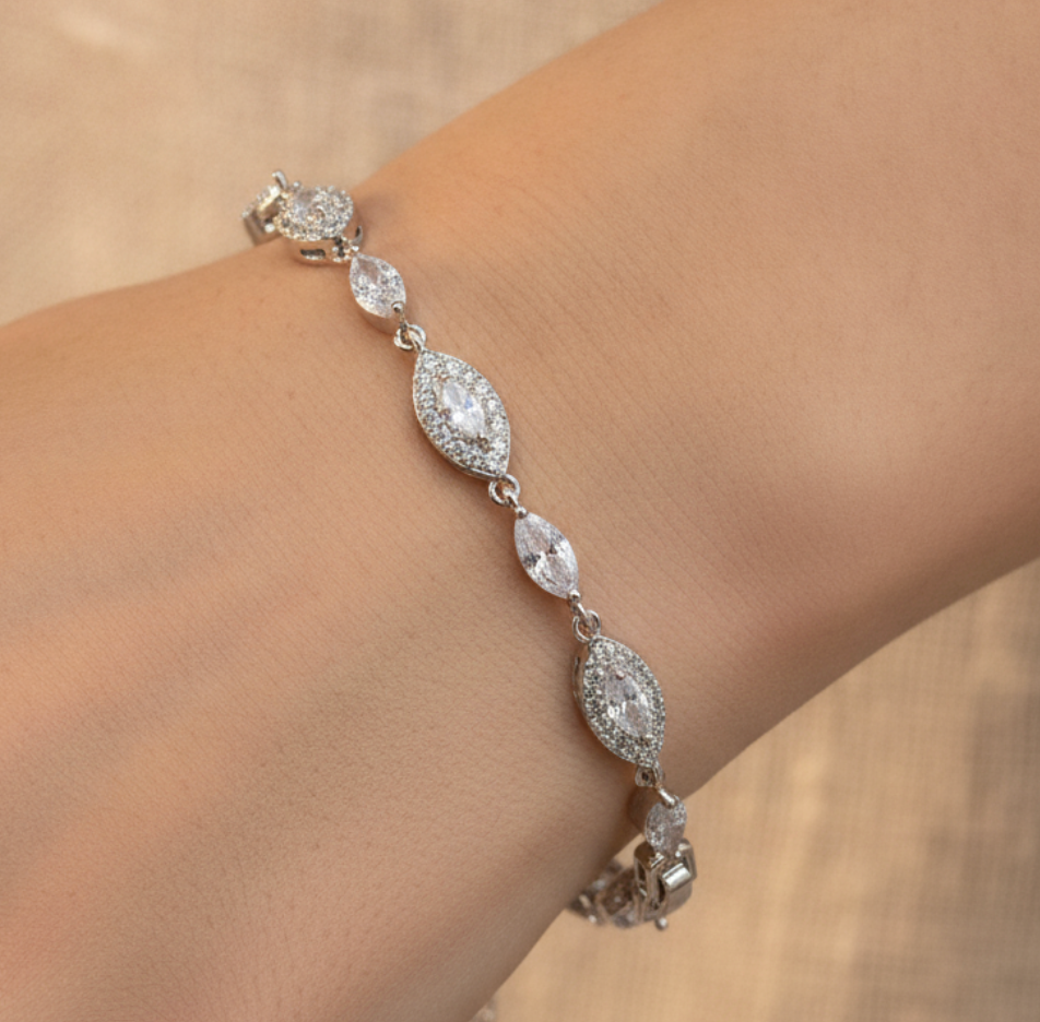 PULSERA MARQUISE HALO