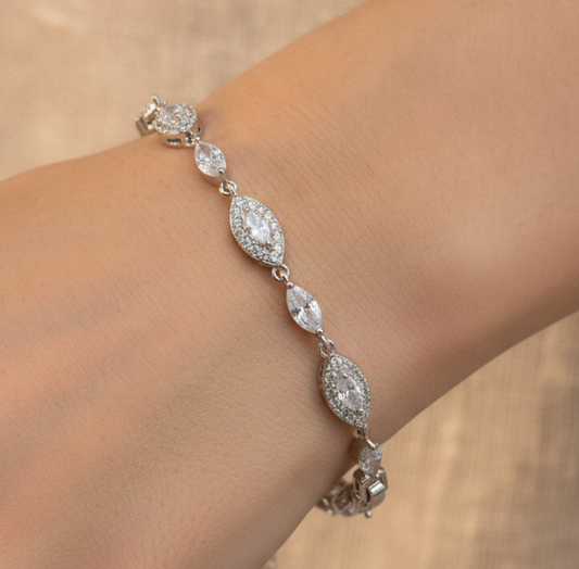 PULSERA MARQUISE HALO
