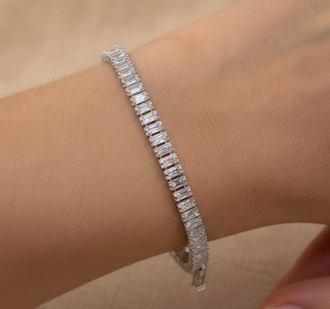 PULSERA TENNIS LINEA CONTINUA